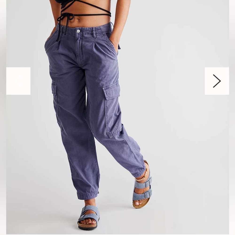 Purple/ blue-ish free people pants